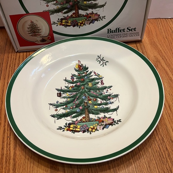 Spode Christmas Tree Buffet Set - Picture 5 of 6